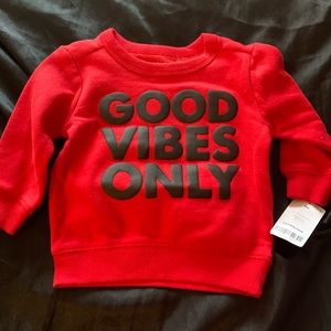 Carter “GOOD VIBES ONLY” SWEATER